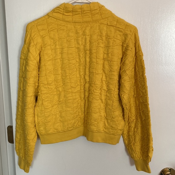 Free People Beach golden yellow sweater. Size XS/ T/P - Picture 2 of 12